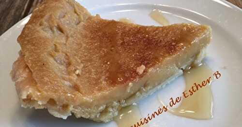 Tarte au sucre et à l'érable