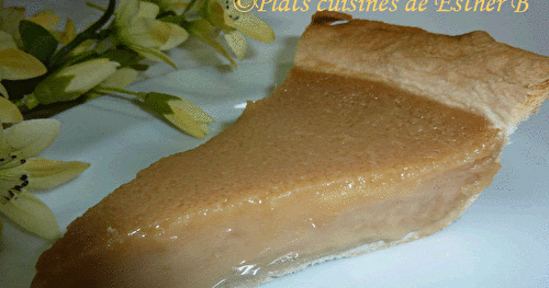 Tarte au sucre fondante du Bistro