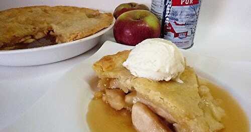 Tarte aux pommes et au sirop d’érable