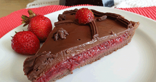 Tarte choco-fraises