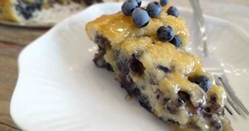 Torte bretonne aux bleuets