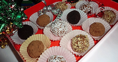 Truffes au gâteau au fromage et aux pépites de chocolat