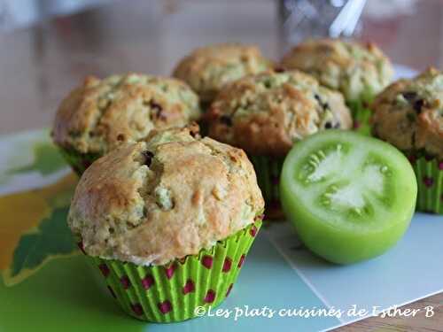Muffins aux tomates vertes