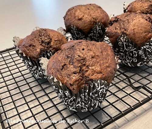 Muffins au cacao et au yogourt