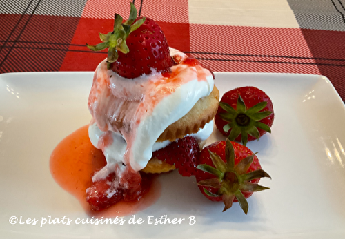 Mini shortcakes aux fraises
