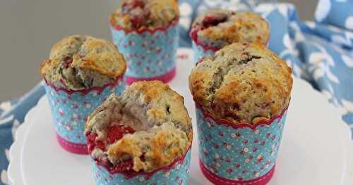 Muffins aux framboises