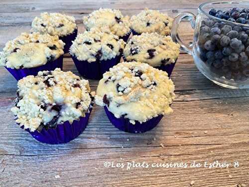  Muffins à la tarte aux bleuets