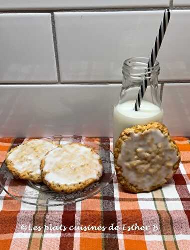    Biscuits croquants à l’avoine givrés 