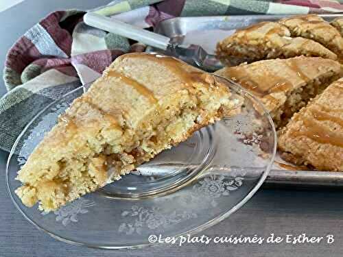 Scones au caramel sirop d’érable et chocolat blanc 