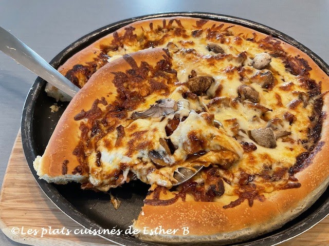  Pizza poulet barbecue