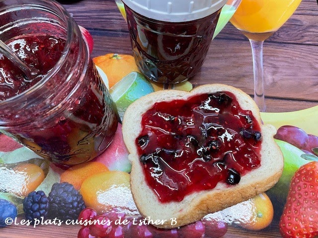 Confiture de fruits des champs sans cuisson