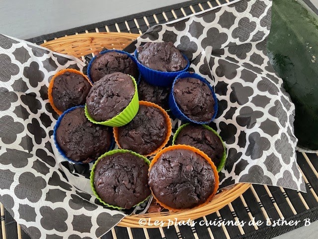 Bouchées de brownies aux courgettes