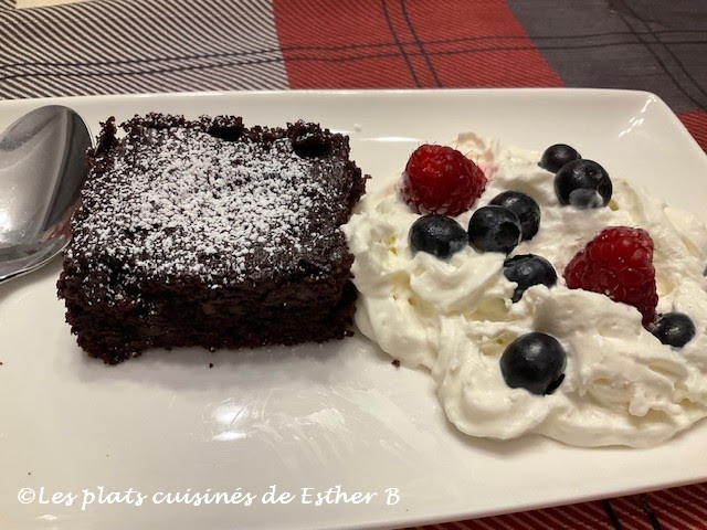  Brownies au chocolat à la farine d'amande ( sans gluten) 