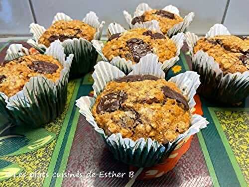 Muffins à l’érable et au chocolat noir