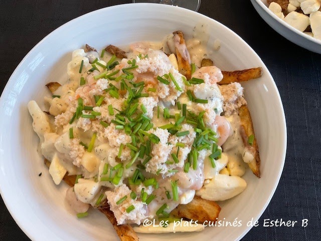 Poutine aux fruits de mer
