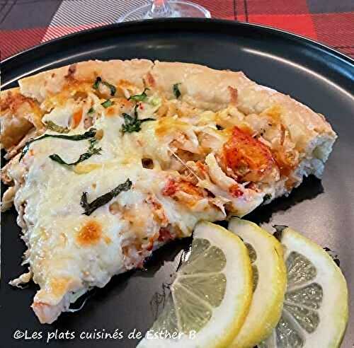 Pizza au homard style Lobster Roll