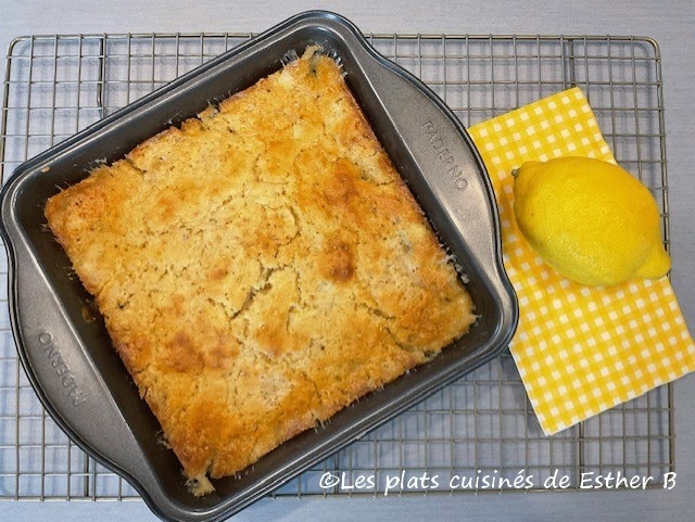 Pouding à la rhubarbe et citron
