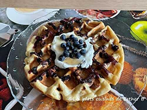 Gaufres aux bleuets