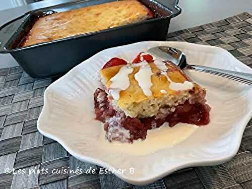 Pouding aux fraises
