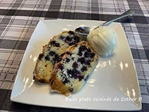 Gâteau citron et bleuets (à la friteuse à air)