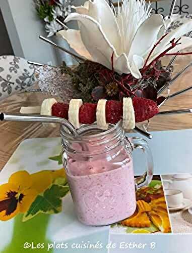 Smoothie velouté à la framboise