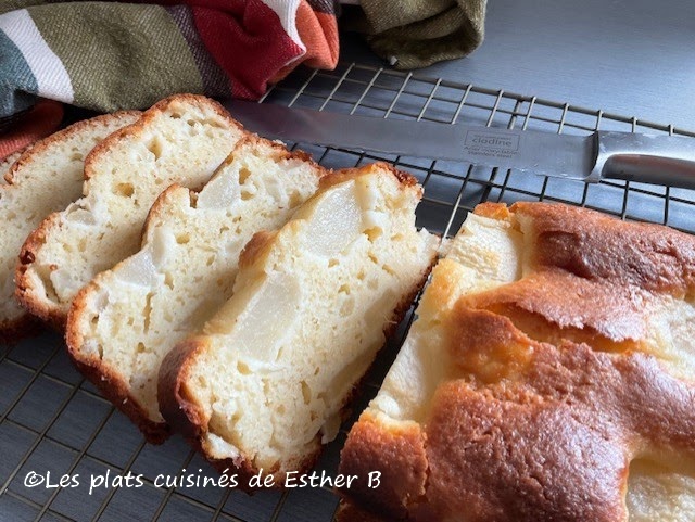 Cake aux poires et à l'amande