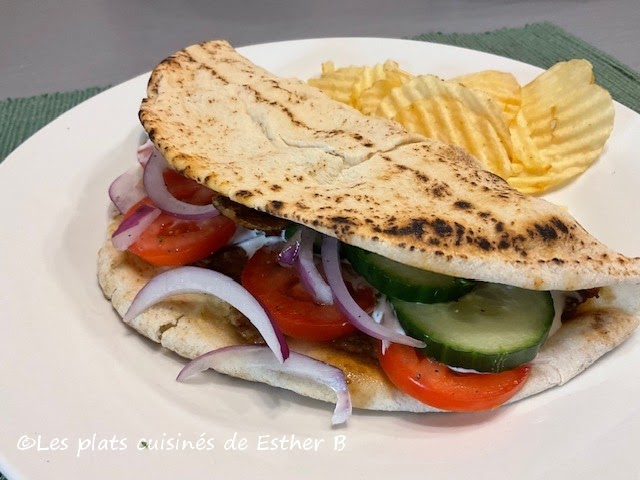 Smash pita façon shawarma 