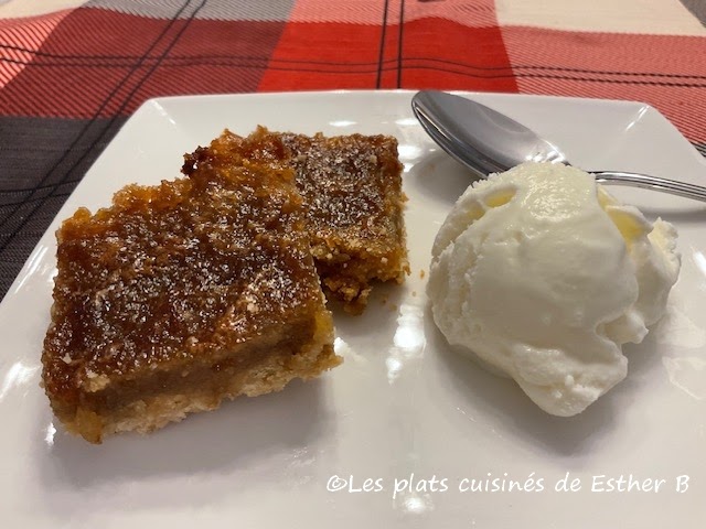 Carrés au sirop d'érable de Jean-Philippe 