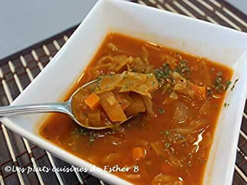 Soupe au chou de chez-nous