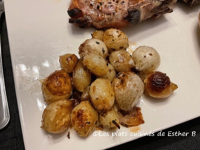 Oignons glacés à l'érable