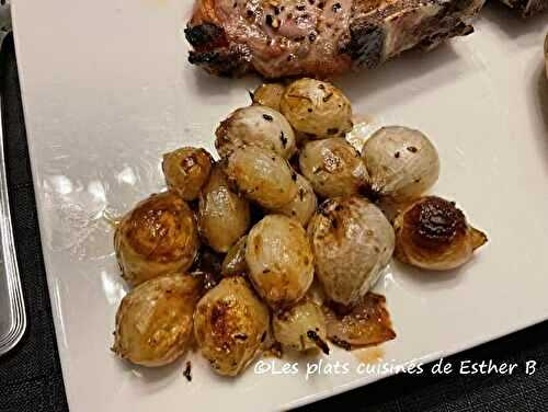 Oignons glacés à l'érable