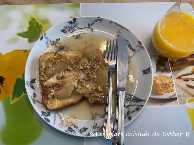 Pain doré aux pommes et à l'érable