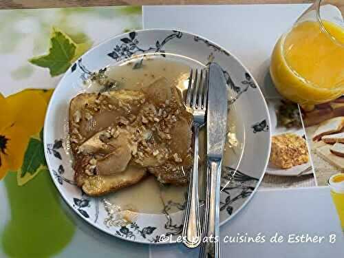 Pain doré aux pommes et à l'érable