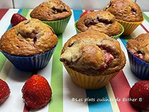  Muffins aux fraises et à l'érable