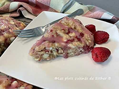 Scones aux framboises