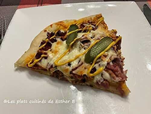 Pizza au smoked meat 
