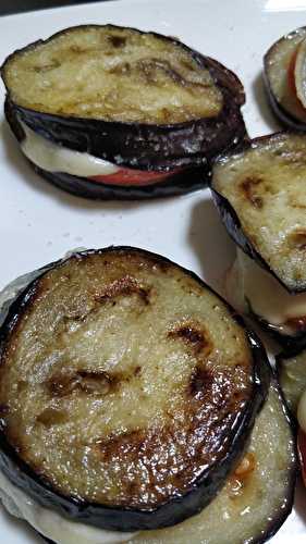 Aubergines à la mozzarella