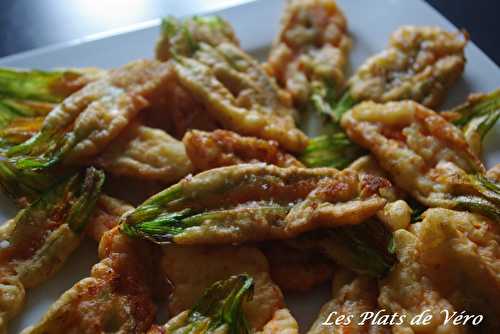 BEIGNETS DE FLEURS DE COURGETTES