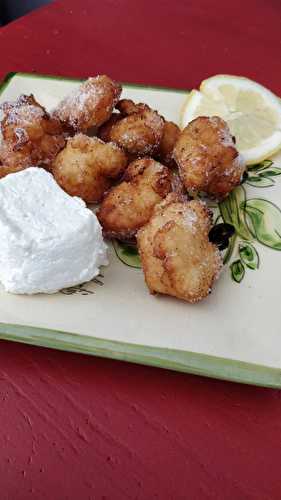 Beignets de fromage de chevre