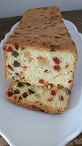 Cake aux fruits confits