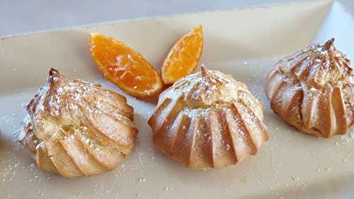 Choux à la crème de clémentines et tonka