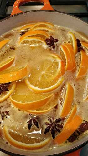 Confiture d'oranges aux épices - Les plats de Véro
