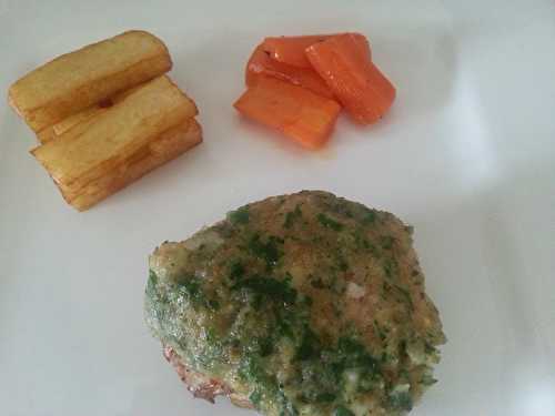 Noix de veau en croûte d'herbes