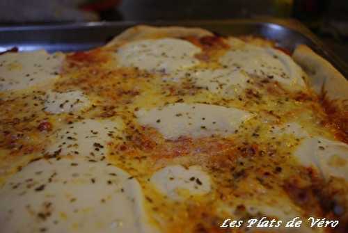 Pizza à la mozzarella