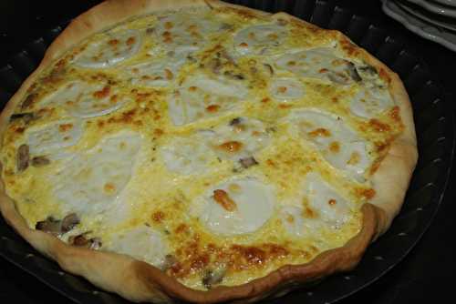 Quiche feuilletée à la mozzarella - Un tour en cuisine.