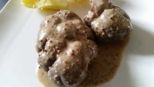 Rognons de veau à la moutarde à l'ancienne