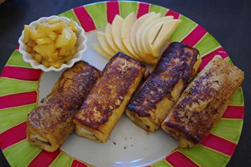 Roulés au chocolat et aux pommes