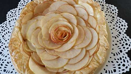 Tarte aux pommes comme une fleur