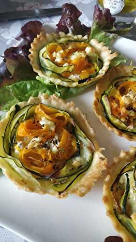 Tarte fine aux légumes