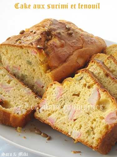 Cake aux surimi et fenouil